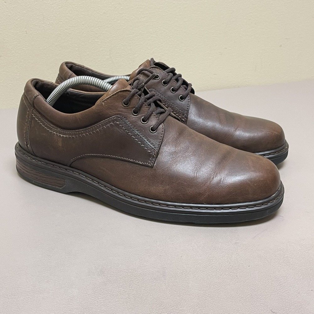 SAS Aden Oxford Men Size 9.5 M Brown Leather Casual Comfort Shoes Lace Up - Picture 3 of 13